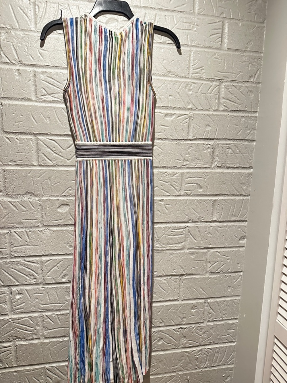 NWT New Missoni Stripped V-Neck MIDI Dress Size 40 - Picture 5 of 11